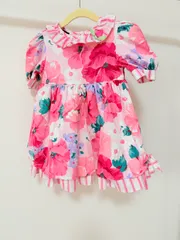 【Size 90】vintage 花柄 ワンピースのサムネイル