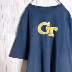 【入手困難】Champion チャンピオン 古着 GTロゴ ネイビー 半袖Tシャツ #n95