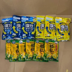 734575+734650同梱専用　/塩レモン味＆スポーツドリンク味 81g×3袋ずつ（計6袋）+味覚糖 邪払のど飴 72g×6袋//734650/X0016YJQJZのサムネイル