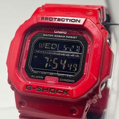CASIO G-SHOCK タフソーラー 電波時計 レッド - メルカリ
