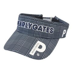 PEARLY GATES サンバイザー チェック柄 - メルカリ