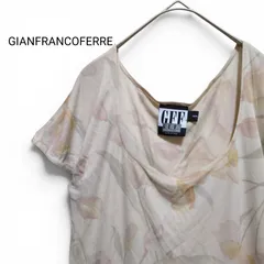GIANFRANCOFERRE ジャンフランコフェレ 花柄 カットソー レーヨン 100% イタリー製のサムネイル