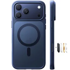 【新品】 TORRAS iPhone 17 Pro 用ケース 【米軍進化耐衝撃・高性能Magsafe対応】指紋防止 黄変防止 米軍保護工学 マグネット搭載 衝撃吸収 頑丈 カメラコントロールボタン付き ストラップホール 半透明 Guardian-Mag ブ 1のサムネイル