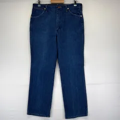 古着 ラングラー Wrangler USA製 デニム パンツ デニムパンツ ストレート ジーパン ジッパーフライ 5ポケット W36×L36  ブルー系 メンズのサムネイル