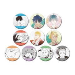 桃源暗鬼 アニメイト 丸型 ハート型缶バッジ box 四季 無陀野 等々力