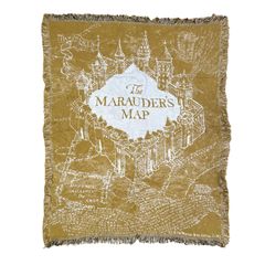 vintage 러그 담요 멀티 커버 태피스트리 해리 포터 닌자의 지도 Rug Blanket Marauder's Map 2684