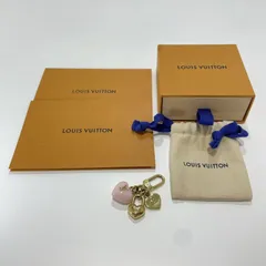 【中古】LOUIS VUITTON M01554 マイクロ チャーム･LV ハート ゴールドカラー/ピンク[19]のサムネイル