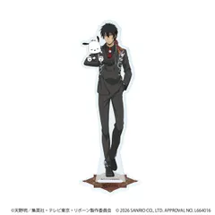 家庭教師ヒットマンREBORN！×SANRIO CHARACTERS 06 XANXUS×ポチャッコ ホログラムアクリルスタンド リボーン かてきょー 新品 未開封品 公式商品 正規品 【A3】のサムネイル