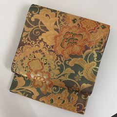 オリエンタル柄 正絹 六通 袋帯 - メルカリ
