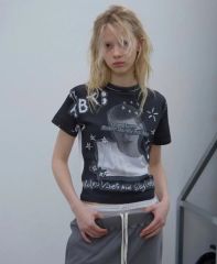 sacai 18SS-03577 ロゴプリント サイドジップ Tシャツ - メルカリ