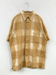 LANCEL ランセル シャツ/ブラウス MA ベージュ チェック柄 ミドル丈 半袖 レギュラーカラー メンズのサムネイル