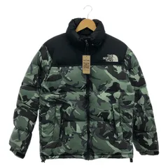 【中古】THE NORTH FACE ザ・ノース・フェイス ノベルティー ヌプシジャケット ND91842 迷彩柄 カモフラージュ M[66]