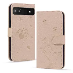 【新品】 Mldjomid 用の Google Pixel 6a ケース 手帳型 グーグル ピクセル6a スマホケース 財布型 適用 Pixel6a 携帯カバー case 幸せな子猫 ぐーくるぴくせる6a 携帯ケース PUレザー 向け Google ピクセル6
