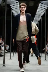 ドリス・ヴァン・ノッテン RUNWAY コレクション シルク パンツ 50のサムネイル