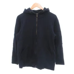 ヤヌーク YANUK 美品 パーカー S 紺 ネイビー フード付き ジップアップ /SJ ■ECF005のサムネイル