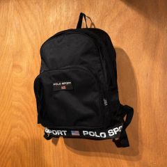 Polo Ralph Lauren リュック ネイビー オレンジ - メルカリ