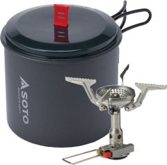 カップメンWクッカー&SOTOアミカスバーナー新品未使用品セット超
