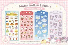《正規品》サンリオキャラクターズ マシュマロステッカーズ 全4種