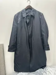 {１万円 最安値保証} DAKS ブラック メンズ コートのサムネイル