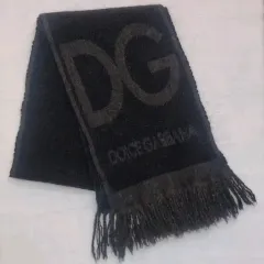 ドルチェ＆ガッバーナ マフラー D&G ロゴ ヴィンテージ ウール ストールのサムネイル