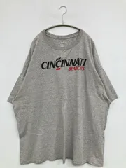 Champion チャンピオン Tシャツ/カットソー 3XL グレー 前面プリント ブランドロゴ ミドル丈 半端袖 クルーネック(丸首) メンズ レディース