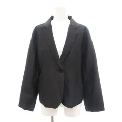 タルボット TALBOTS 美品 テーラードジャケット 8 黒 ブラック 総裏地 シングル /SJ ■ECF005のサムネイル