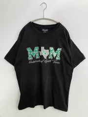 Champion チャンピオン Tシャツ/カットソー L ブラック 前面プリント ブランドロゴ ミドル丈 半袖 クルーネック(丸首) メンズ レディース