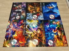 鬼滅の刃 ダイニング 無限城編 ティザー期 Wチャンス 原画ポスター 黒