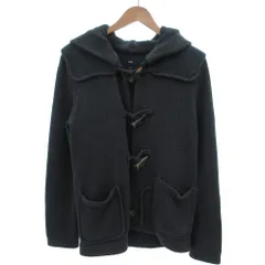 ギャップ GAP ダッフルコート ニット生地 フード付き S グレー /YF ■ECF004のサムネイル