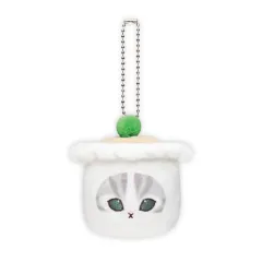 【中古】ぬいぐるみマスコット・ぬいぐるみバッジ 焼売にゃん 「mofusand 飲茶にゃんおかおぬいぐるみ」