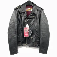 【中古】Schott JOURNAL STANDARD別注 シープモディファイ ワンスター ダブルライダースジャケット サイズ40 ブラック 213RE ショット[17]のサムネイル