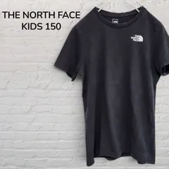 ノースフェイス　THE NORTH FACE　Tシャツ　半袖Tシャツ　キッズ　150　黒　ブラック　ロゴプリント　アウトドア　韓国　古着