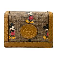 GUCCI × Disney ミッキー 二つ折り財布 - メルカリ