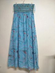 極美品】ローレンラルフローレン 2way シルク100% ワンピース スカート 