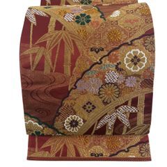 しょうざん 正絹 生紬 太鼓六通 袋帯 - メルカリ