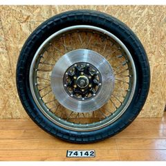 バルカン400 フロントホイール　スポークホイール ディスク付き バルカン400 フロントホイール スポークホイール ディスク付き - メルカリ