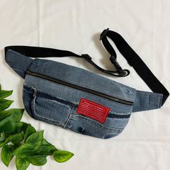 デニムリメイク ボディバッグ ウエストポーチ ユニセックス