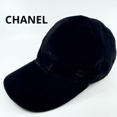 希少品 CHANEL正規 シルクサテンベースボールキャップ CCココマーク