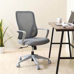最終処分特価】定価34,980円 多機能デスクチェア BRAS ライトグレー