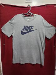 00s 銀タグNIKE リンガーTシャツ グレー マルチカラーロゴ - メルカリ