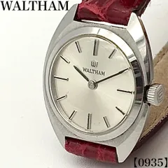 稼働品 Working item ウォルサム WALTHAM 腕時計 レディース Ladies 手巻き Manual トノー クッション ヴィンテージ アンティーク シルバー文字盤 バーインデックス アナログ スクエア ラウンド　0935のサムネイル