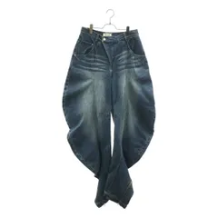 POOLDE / プールデ | 2026SS | LIQUID DENIM PANTS 裾ジップ デニム