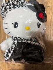 ハローキティ ぬいぐるみ 大 黒 箱根大涌谷 サンリオ レア 2000年 ハローキティ ぬいぐるみ 大 黒 箱根大涌谷 サンリオ レア 2000年