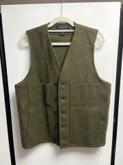 FILSON フィルソン ウール ベスト オリーブ S サイズのサムネイル