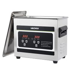 Commercial Ultrasonic Cleaner, 3.2L, PSE Certified, Tabletop Type, 40kHz Ultrasonic Cleaner, Timer/Temperature Adjustable, for Cleaning Dentures, Eyeglasses, Watches, and Accessories, Includes Japanese Instruction Manual (3.2L 12kk)