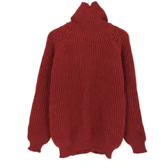 ケリーウーレンミルズ kerry woollen mills ウール リブ編み タートルネック ニット メンズ UK：40 のサムネイル