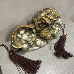極上 広晴銘 宝珠龍 ループタイ 共箱 タトチ 54 g 東S8-0609① - メルカリ
