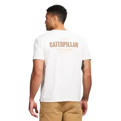 キャタピラー メンズ トップス Tシャツ グラフィック Mens Caterpillar Premium Quality Graphic Tee Ivory アイボリーのサムネイル