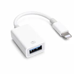 iPhone対応 OTGケーブル カメラ 変換 アダプタ 変換ケーブル USBメモリ キーボード カメラ 接続可能 アプリ不要 写真 ビデオ データ 転送のサムネイル