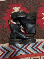 Dr.Martens JADON UK7 黒 男女可 厚底 8ホール - メルカリ